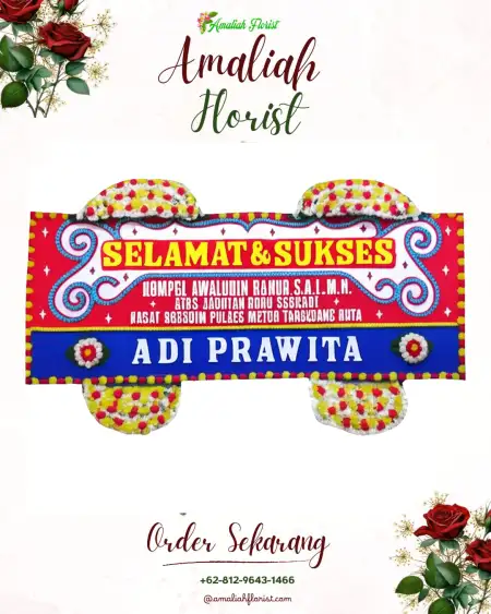 Papan Bunga Ucapan Selamat Lasem